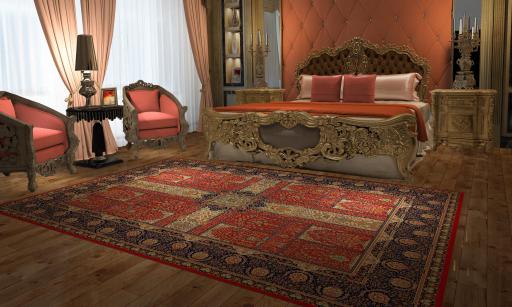 چیدمان مجازی فرش کد ۹۶۰